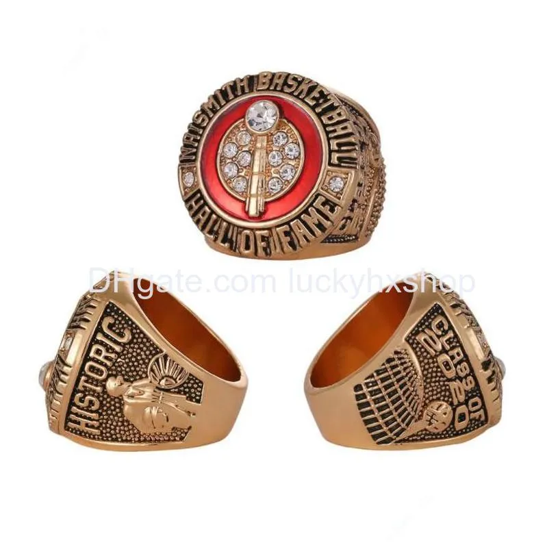 Cluster Rings Fanscollection Hall Of Fame Memorial Wolrd Champions Team Basketball Championship Anello Sport Souvenir Fan Promozione Regalo Dh5Zm