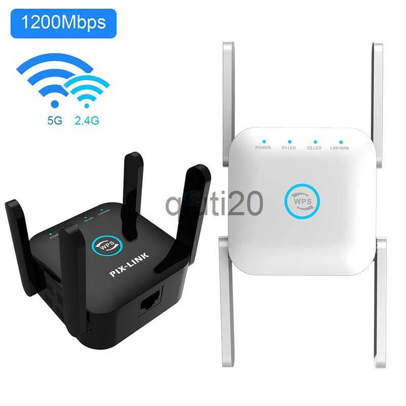 Router PIXLINK Ripetitore WiFi Wireless 5G WiFi Booster 2.4G 5Ghz Wi Fi  Extender 1200Mbps Access Point Signal Network Extender A Lungo Raggio X0725  Da 11,37 €