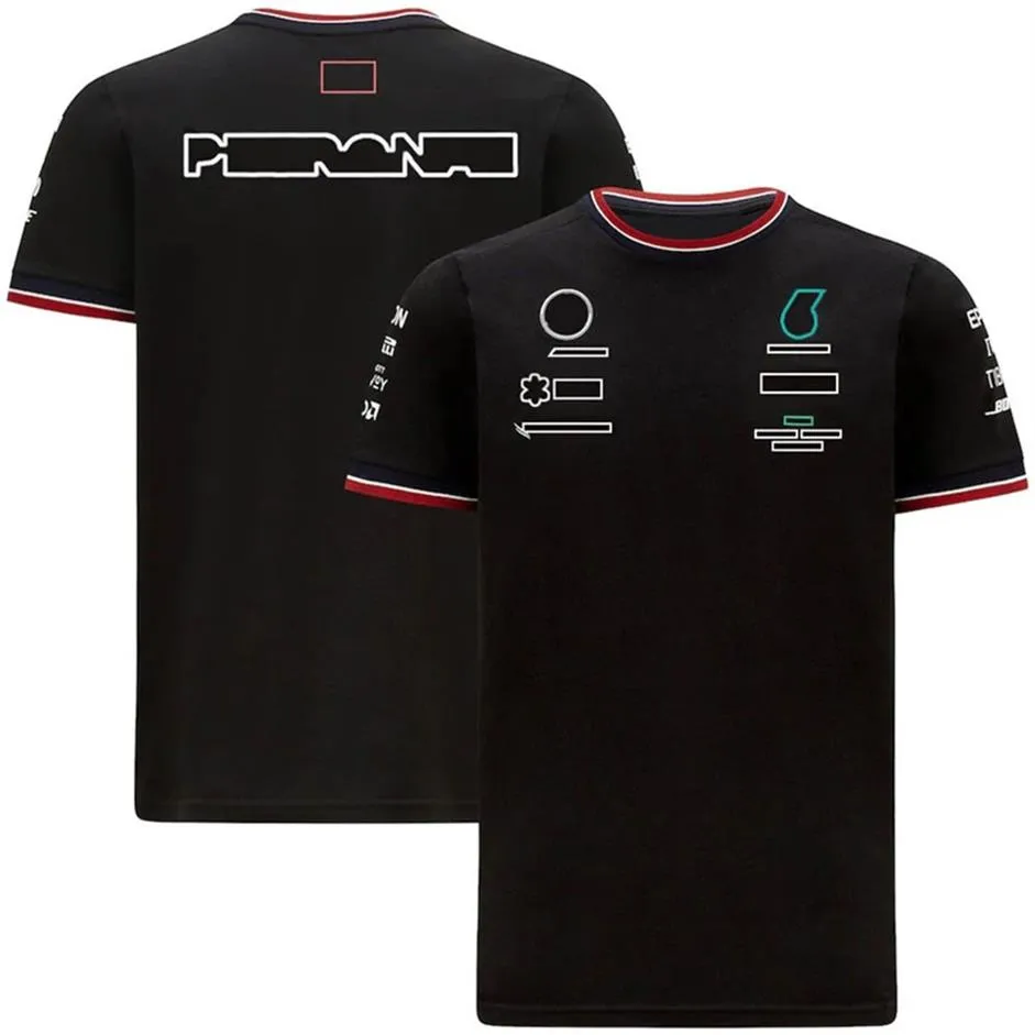 F1 T-shirt Formel 1 t-shirt racing kostym kortärmad sommarlApel polo skjorta avslappnade sportskjortor kvinnor herrar bil t-sh309v