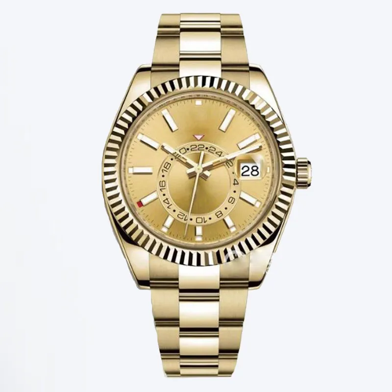 Mens sky watch Dweller stainless steel automatic movement silver dial sapphire glass calendar 41mm watch watch Montreux luxury watches dhgate