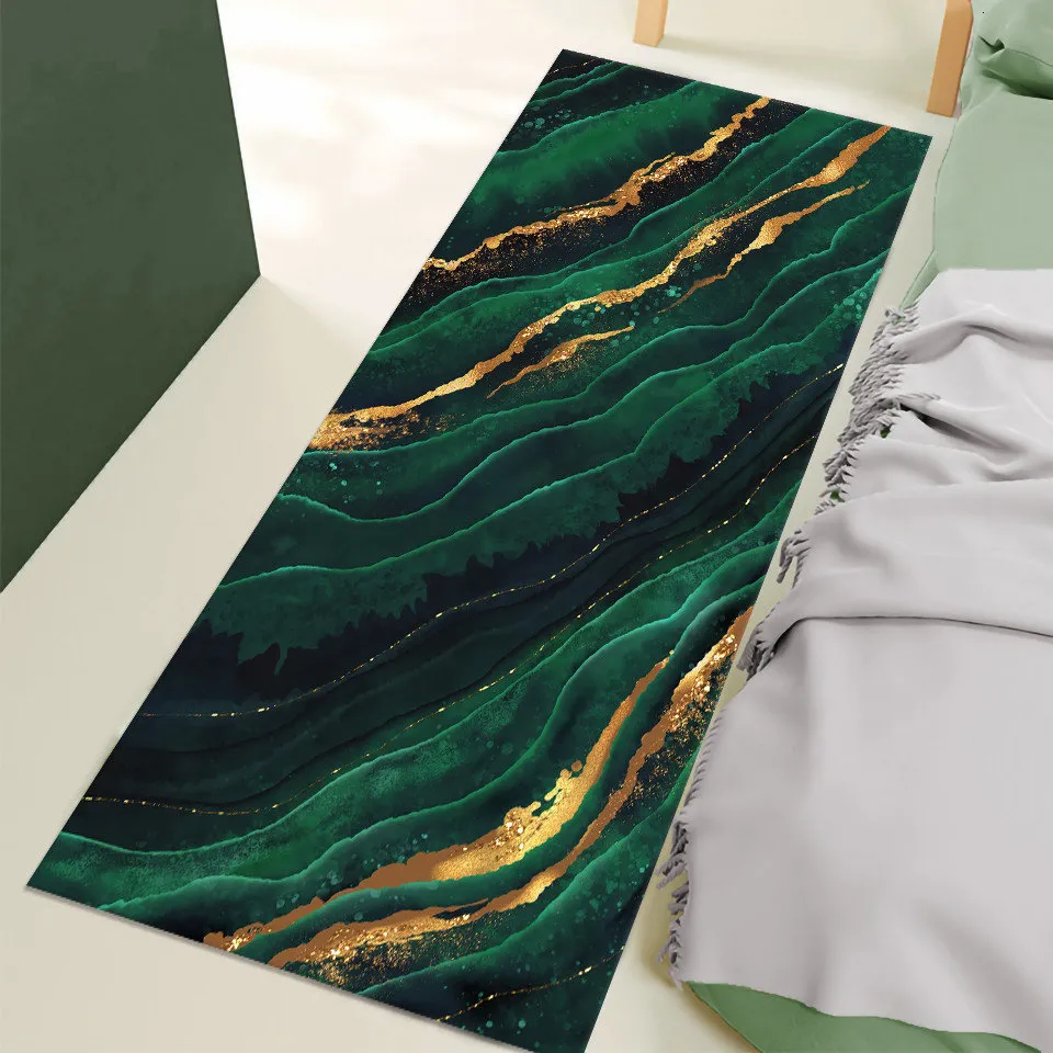 Tapis de luxe jade tapis de cuisine lobby décoration petit salon tapis pour meubles microfibre flanelle tapis de sol literie 230726