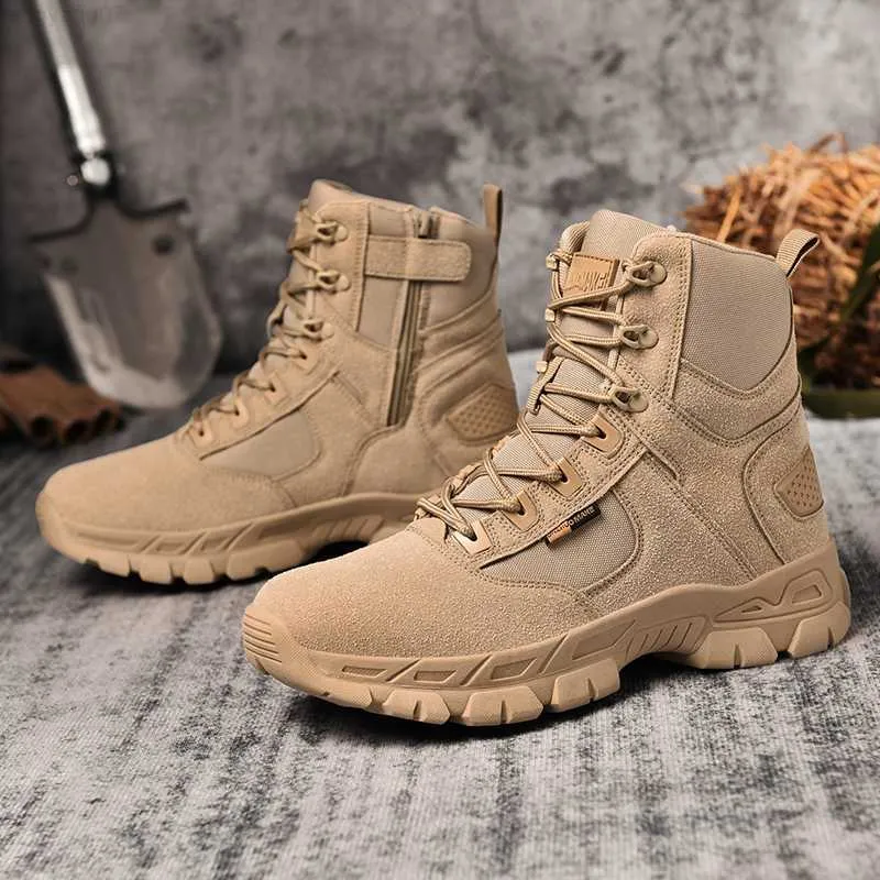 Botas Tácticas Militares Hombre, Calzado Exterior Cómodo