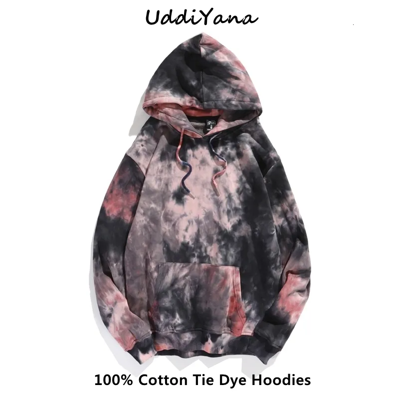 Kadın Hoodies Sweatshirtler 100 Pamuklu Kadın Tie Boya Moda Terzini Harajuku Sakiller Erkek Hoodie Kadın Giysileri Y2K Top Sokak Giyim 230726