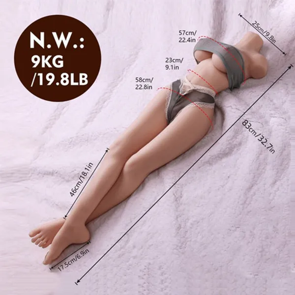 Sex Doll TPE Silicone Sex Dolls Full Size Body Sex Doll Life Size Men Full  Body Doll Sexy with Standing Feet Sex Doll for Men Solid Doll Sexy with