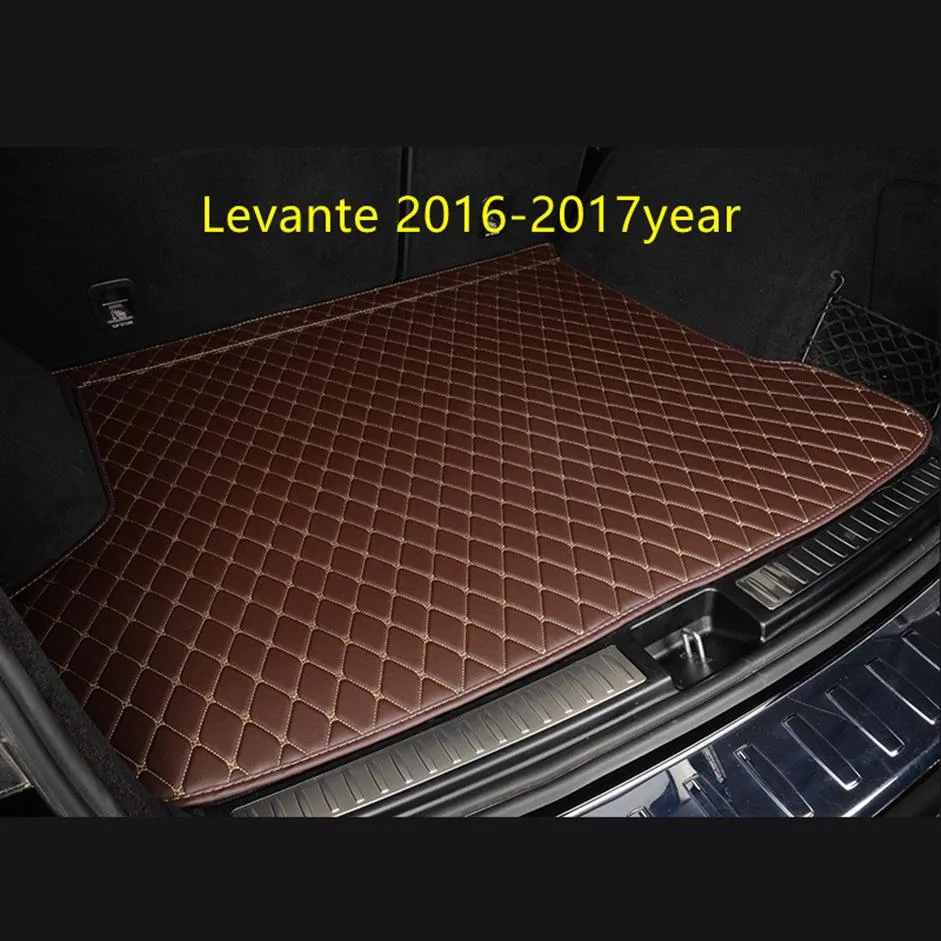Tapis de coffre de voiture tapis de coffre arrière pour Maserati Levante 2016-2017year293n