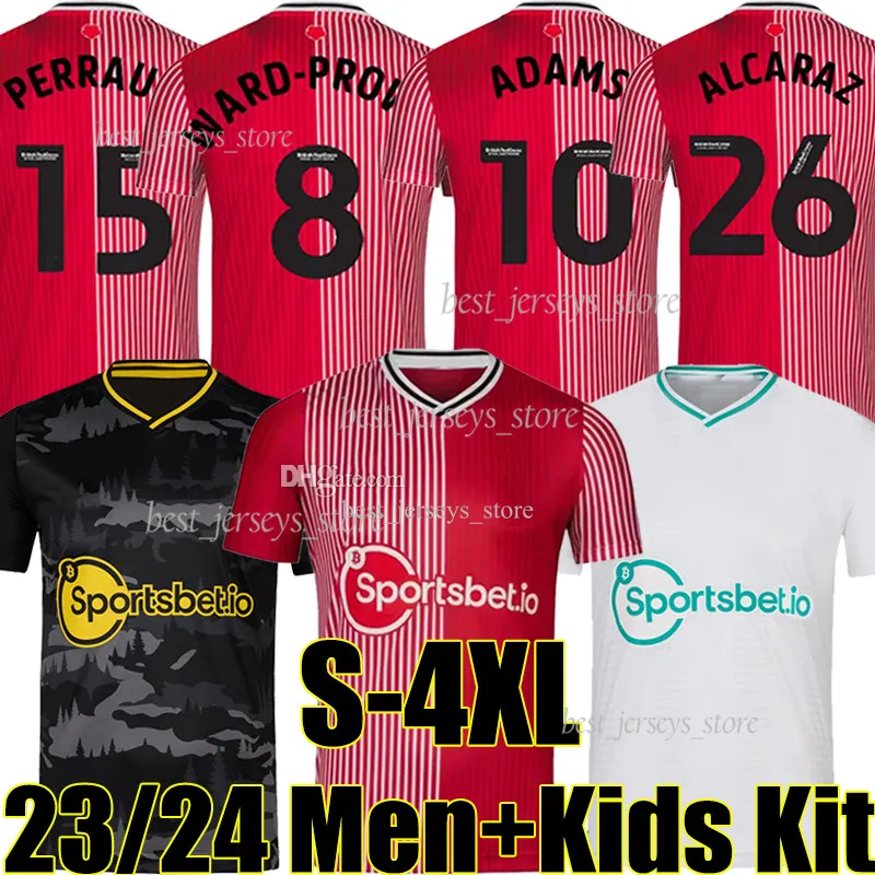 4XL 23/24 ADAMS voetbalshirts South WARD-PROWSE Ampton 2023 2024 REDMOND ARMSTRONG ELYOUNOUSSI PERRAUD ALCARAZ ARMSTRONG voetbalshirts ORSIC ROMEU heren kindertenue