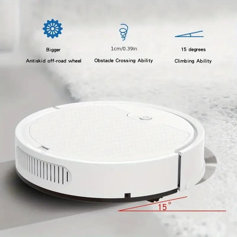 Smart Sweeping Robot: 3-in-1 Home Vacuum Cleaner, Automatic Floor Wiping & Dragging for Effortless Cleaning!