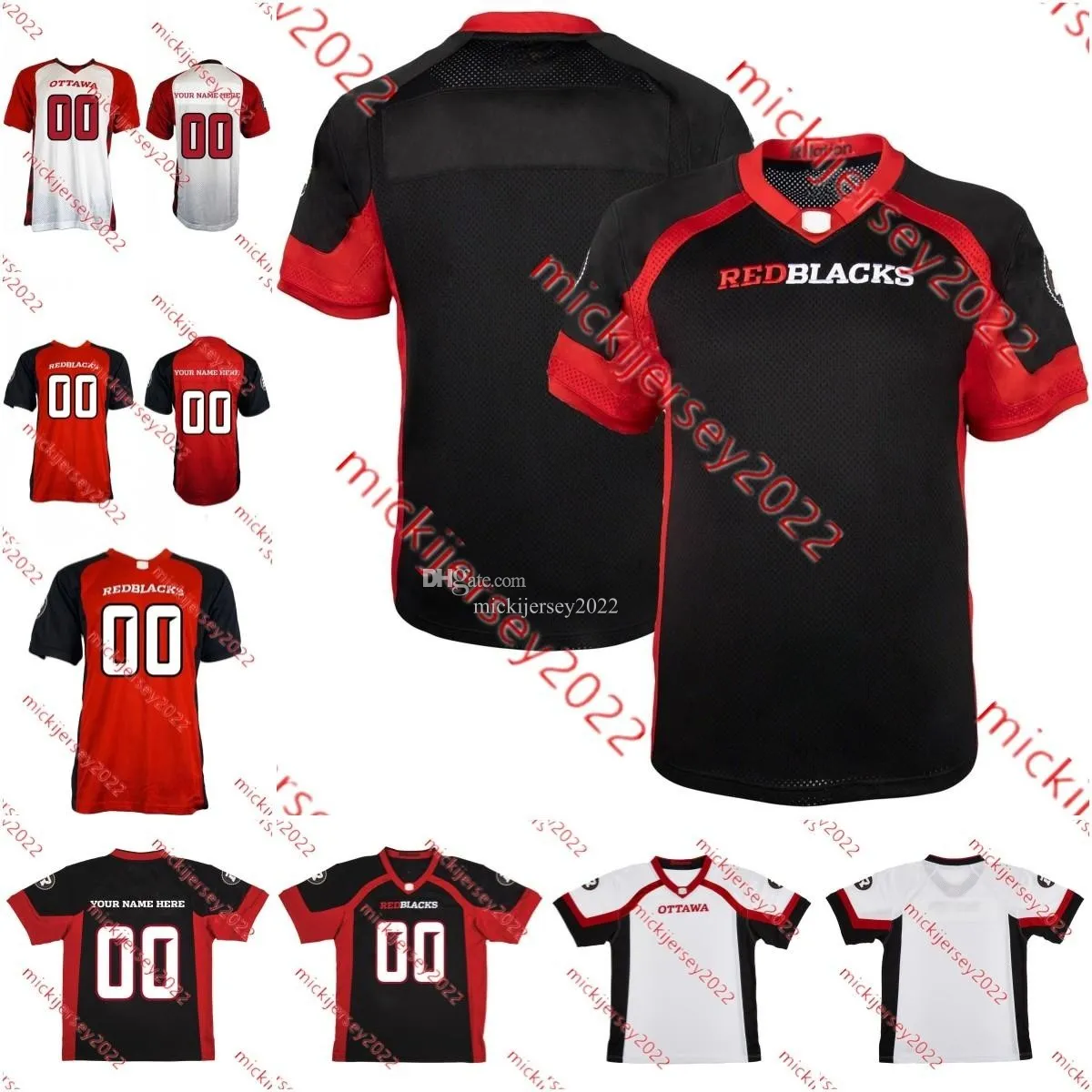 Ottawa Redblacks Football Jersey Jackson Bennett Ante Milanovic-Litre Tyron Vrede Cleyon Laing Lorenzo Mauldin Kene Onyeka Nigel Romick Custom Stitched Jerseys