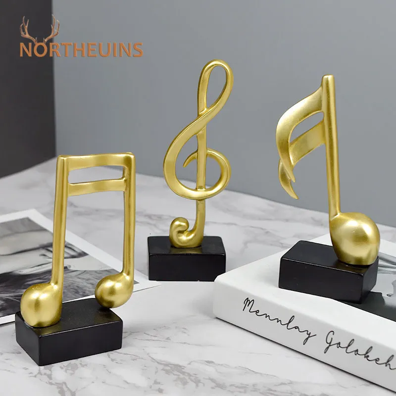 Decoratieve objecten Trofee Nota Piano Ornamenten Woondecoratie Collecties Souvenirs Objectaccessoires 230726