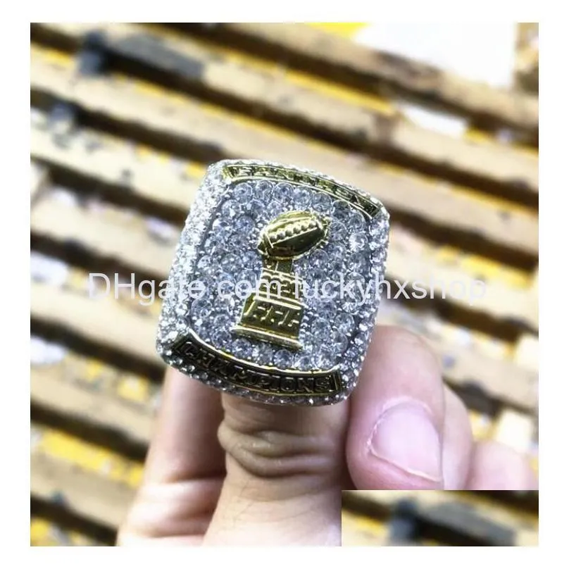 Cluster Rings Dream Football Championship Ring Fans Festival Gift Drop Delivery Jewelry Dhiwd