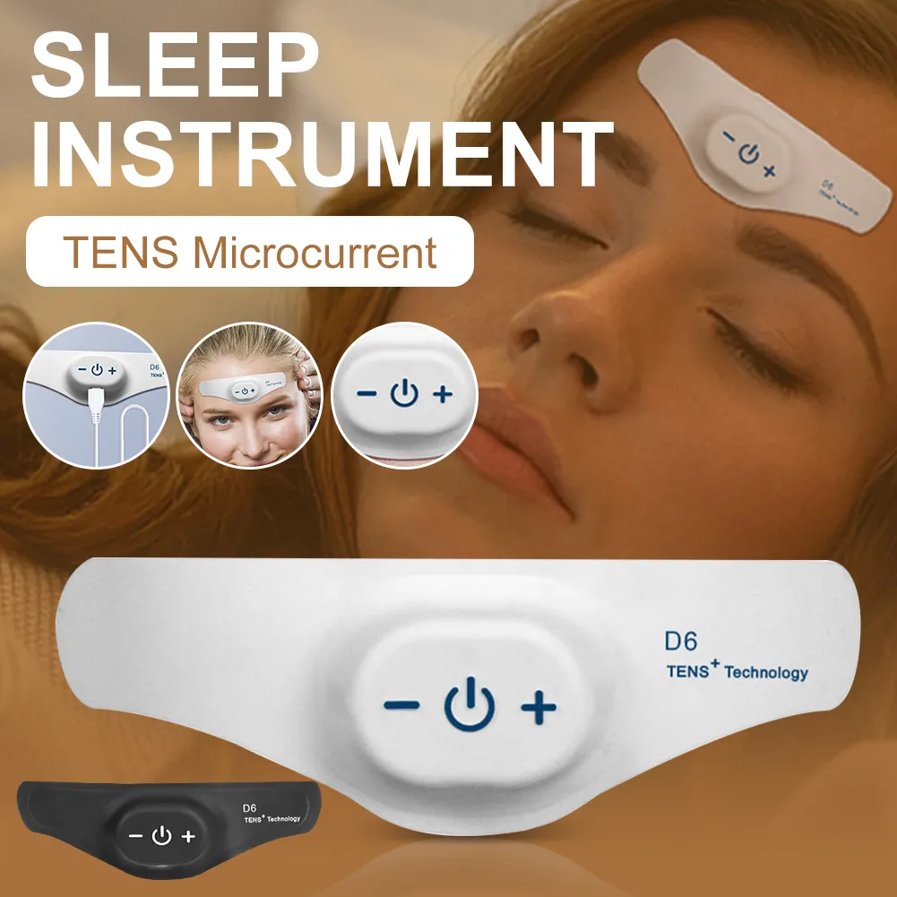 Masseur de tête soulagement de la migraine insomnie Instrument de sommeil TENS dispositif d'aide à micro-courant pression 230725