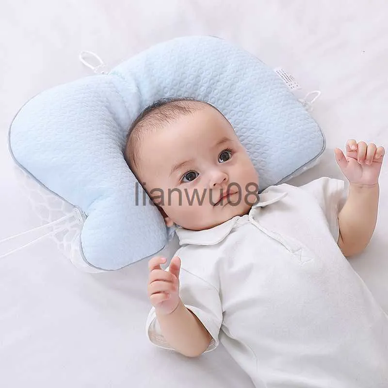 Pillows Children's Stereotyped Pillow Newborn Baby Comfort Sleep Artifact Corrects Head Shape Travesseiro Cotton Appease Pillows x0726