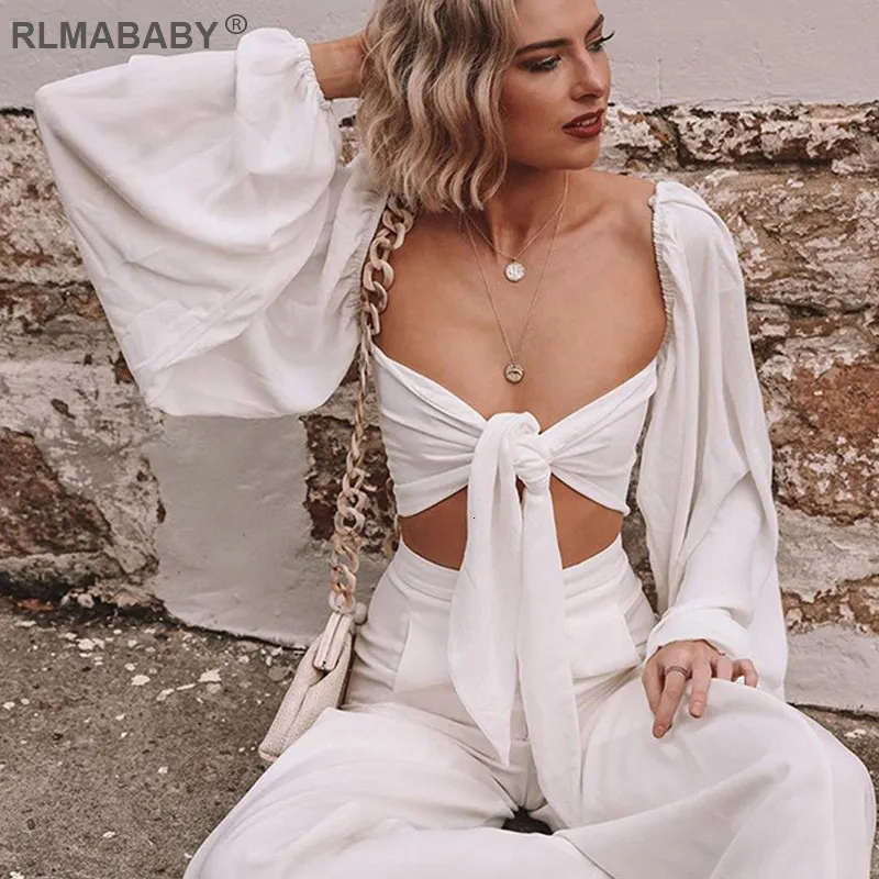 Womens Blouses Shirts Sexy Summer Women White Blouse Square Collar Backless Puff Sleeve Bandage Bow Crop Top Casual Beach Party 230726
