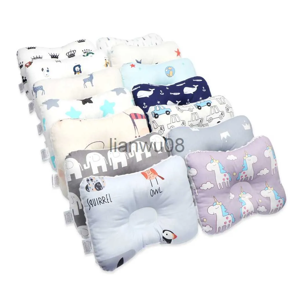 Kuddar baby kudde spädbarn kudde för nyfödd huvudskydd kudde baby sängkläder anti roll småbarn sömn positioner kudde x0726