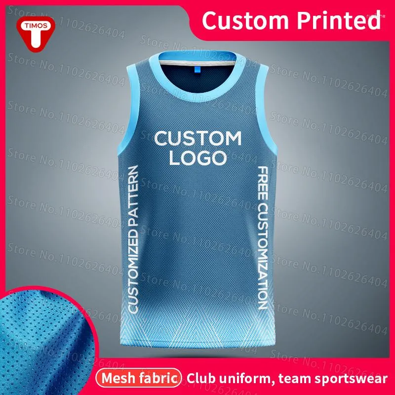 Men's Tank Tops Custom Sports Vest Men Sleeveless T-Shirt Mesh Breathable Fitness Running Basketball Top Team Culture Uniform Work Clothes