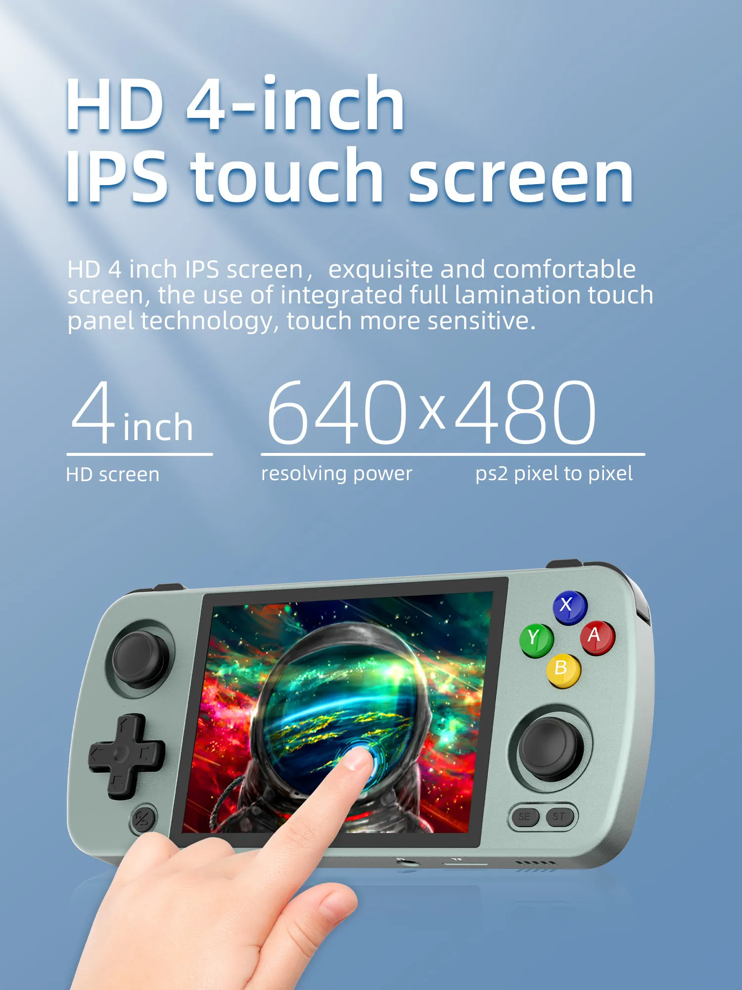 Aluminum Handheld Game Consoles : rg405m