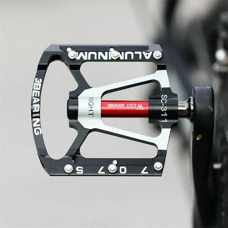 Pédales De Vélo Plates Ultralégères Tout CNC - Alliage D'aluminium 98x62mm - Neuves