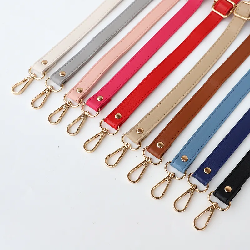 Bag Parts Accessories 130cm Long PU Leather Shoulder Strap bag Handles DIY Replacement Purse Handle for Handbag Belts 230725