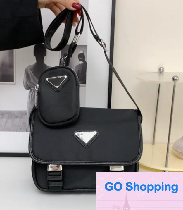 Quatily Yeni Erkekler Omuz Çantası Su Geçirmez Naylon Kumaş Crossbody Bag Moda Marka Küçük Sırt Çantası İş Gündelik Erkek Çantalar