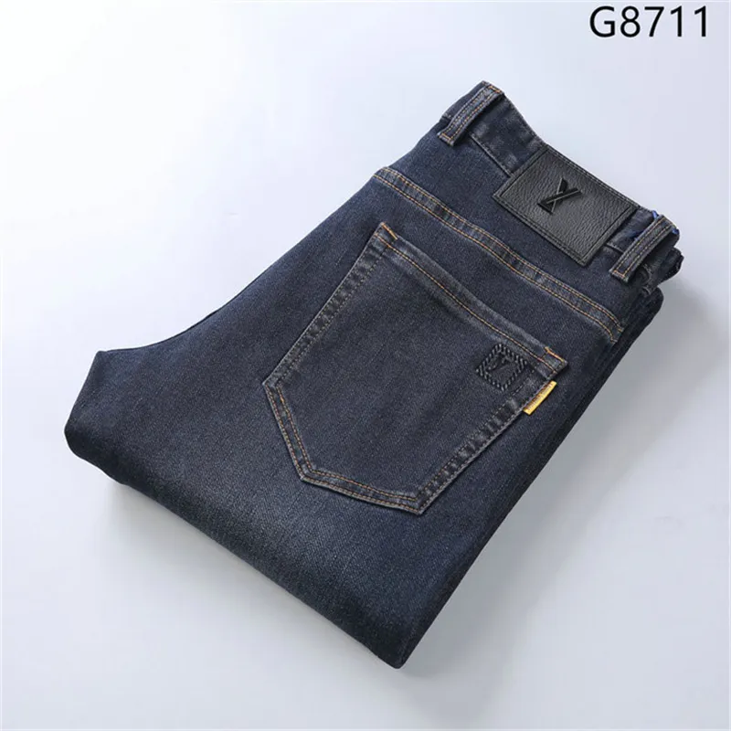 Tasarımcı kot pantolon pantolon pantolon hip hop erkek kot pantolon sıkıntılı yırtık bisikletçi ince fit motosiklet denim erkekler için m-3xl fd11