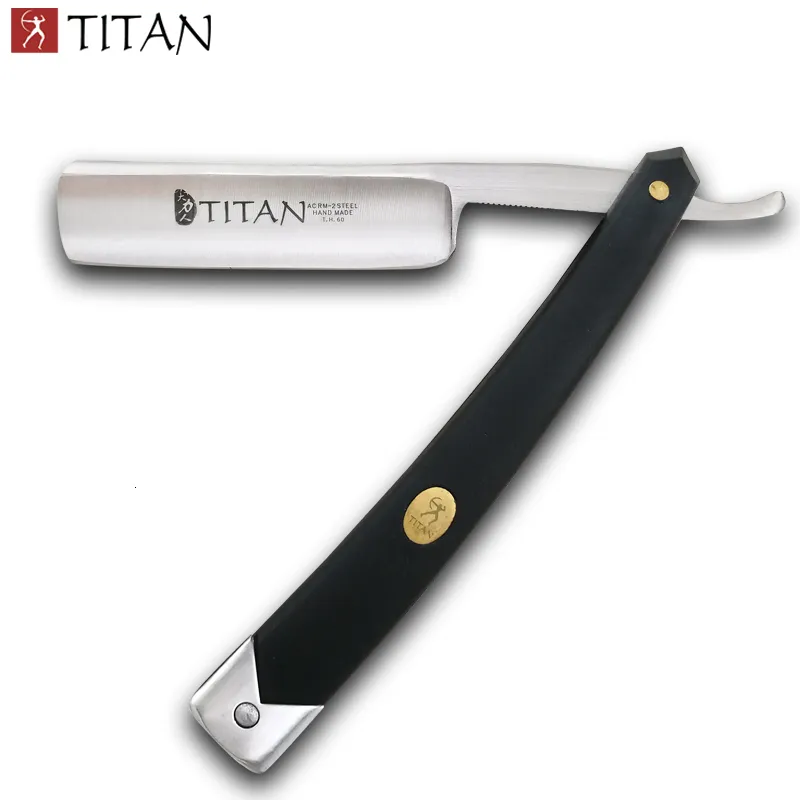 Razors Blades Titan Rakning Razor Sharp redan rak rakkniv för män 230725