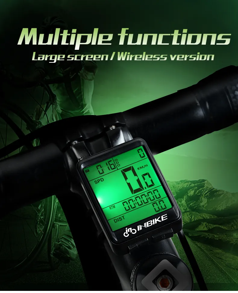 Contachilometri Digitale Bici 14 Funzioni Waterproof Tachimetro Cronometro - ND - Casa E Cucina