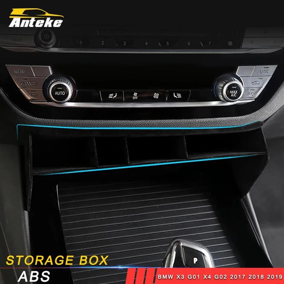 BMW X3 G01 X4 G02 2017 2018 2019 CAR STYLING CENTER CONSOLEL STORAGE BARREL ORATING BOX主催者ケースインテリア2662594