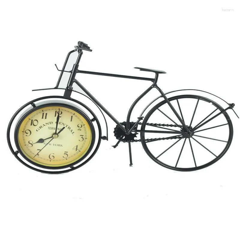 Retro Bicycle Table Clock - Bronze Finish, Unique Home Decor, Creative ...