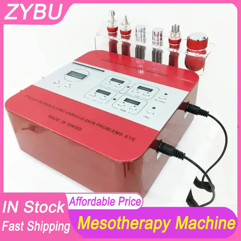 4 in 1 Ultrasonic Wrinkle Removal Eye dark circle Treatment Galvanic Scrubber Electroporation Galvanic No Needle Meso Therapy Skin Care Beauty machine