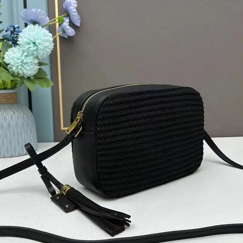 Designers kvinnor väskor tofs läder crossbody sooho disco axel väska fransade messenger handväskor handväska plånbok crossbody