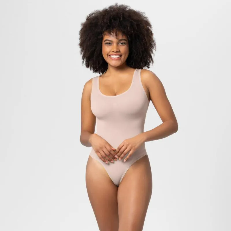 Large Seamless Tummy Control Bodysuit For Women Full Body Slimming