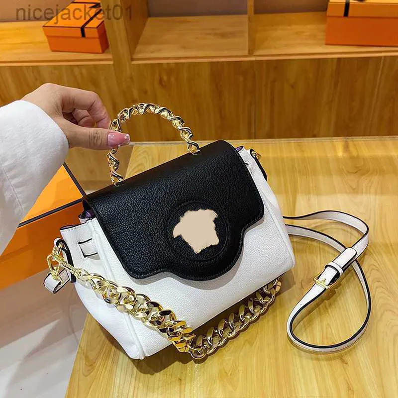 Designer Versage Bag Fashion Vercace High Beauty Celebrity Borsa a catena portatile per donna Borsa a tracolla di lusso leggera avanzata Borsa a tracolla alla moda