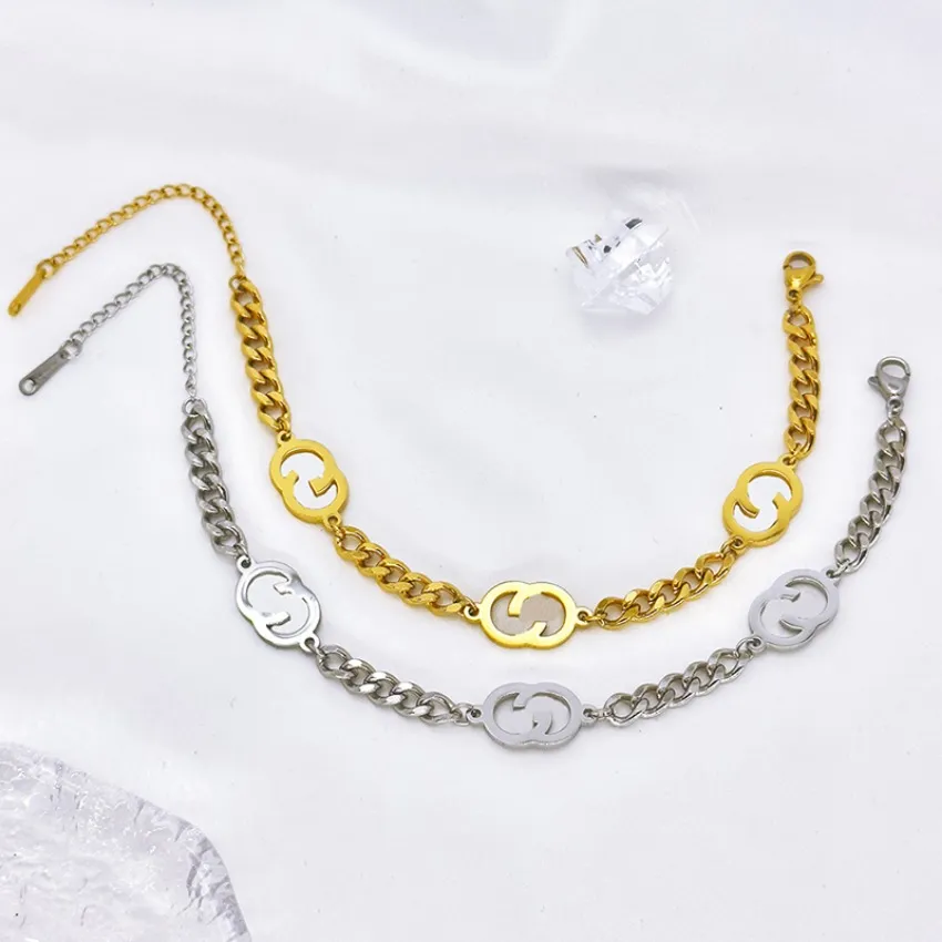 18K Gold Bracelet Designer Chain Brand Non Fade Bracelet Correct Logo High Quality Love Jewelry Design for Women Luxury Chain Bracelet Wedding Travel Jewelry