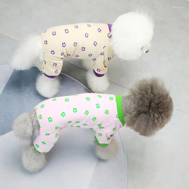 Собачья одежда пижама комбинезон маленькая одежда комбинезон пижама осень зимняя одежда для домашних животных одежда одеяла йоркская пидель