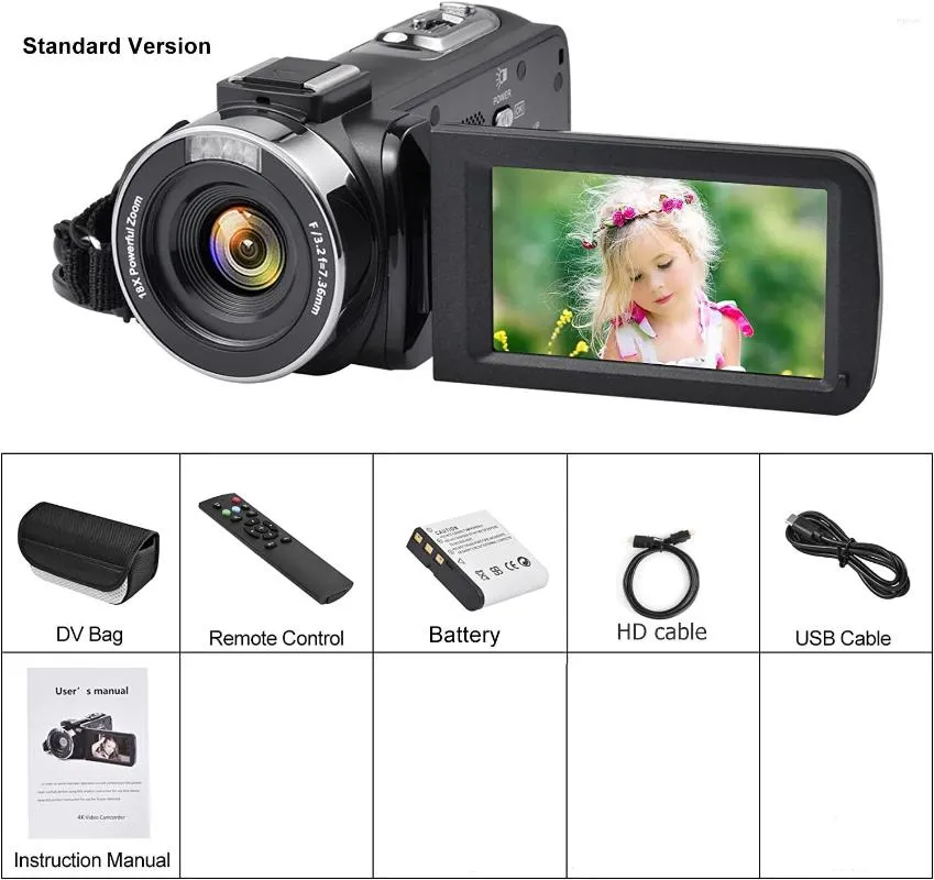 Digital Camera 48.0MP Vlogging Camera 16X Digital Zoom LCD Screen Compact  Portable Mini Cameras for Students, Teens