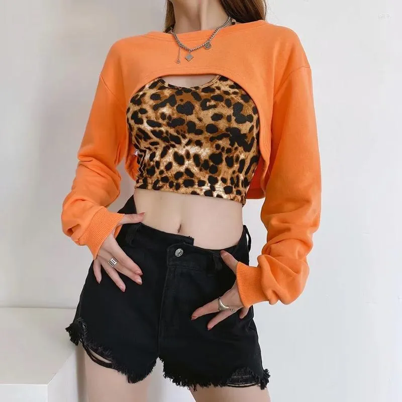 Womens Super Crop Cropped Hoodie With Drop Shoulder And Pullover