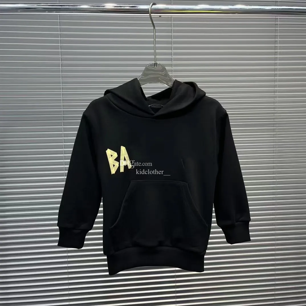 Çocuk Hoodie Bebek Sweatshirts Çocuk Tasarımcı Sweater Hoodies Sokak Giyim Uzun Kollu Giyim Dalgası Desen Tasarım Tasarımı Bahar Sonbahar Kış Kırmızı Siyah Beyaz