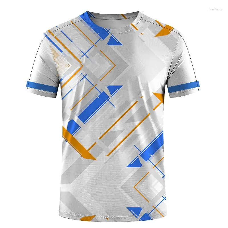 Men's T Shirts Summer Mens T-Shirts For Men 3D Print Graphic Tops Short Sleeve Fashion Casual Oversized Quick Drying Sport Tees