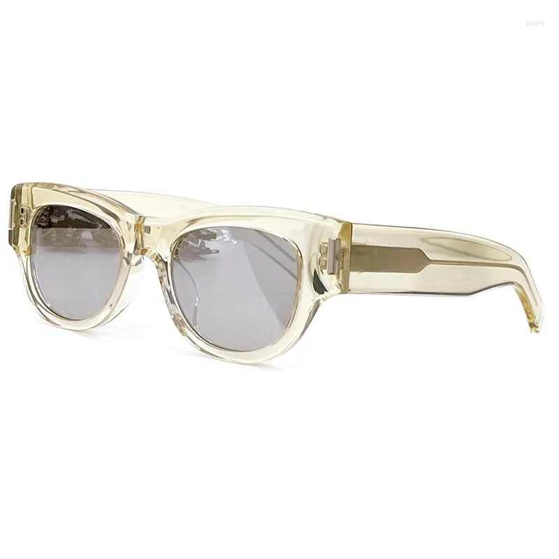 Sunglasses Vintage Summer Women's Acetate Sun Glasses Anti-Reflective Shades Luxury Fashion Eyeglass UV400 Lentes De Sol Mujer