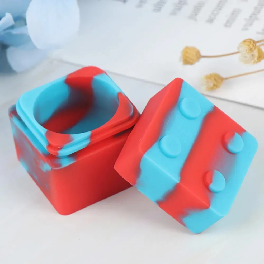 Silicone Jar 9ml Wax Container Smoking Accessories Oil Storage Box Jars Makeup Bottle Cosmetic Container