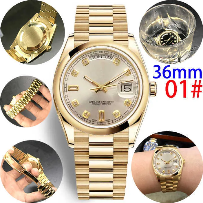 Haute qualité luxe 69 D dents lunette ronde 36mm813 montre étanche en acier automatique