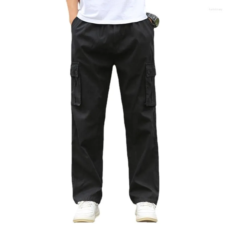 Pantalons pour hommes Vêtements de travail Style de mode Lâche et confortable Hommes Pantalon droit décontracté Taille L-6XL