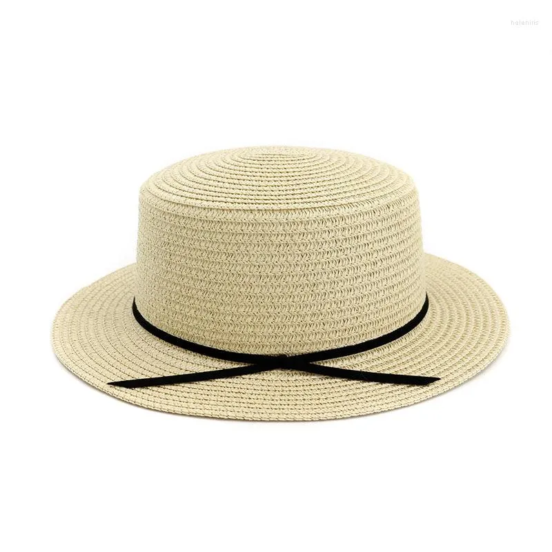 Berets Men And Women Natural Straw Handmade Weave Outdoor Hat Seaside Beach Camping Wide Brim Style Wholesale