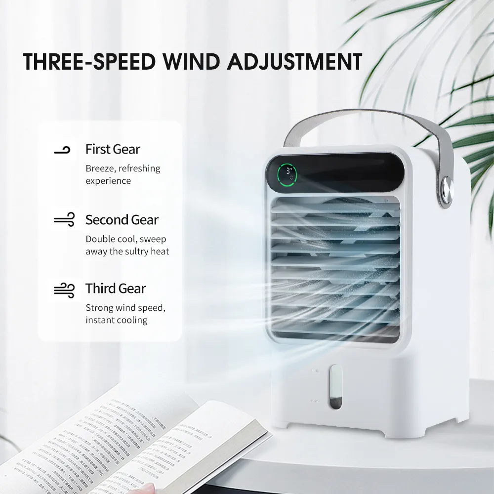 Air Conditioners Mini air conditioner air cooler fan water cooler USB desktop humidifier home room office portable air conditioner 230726