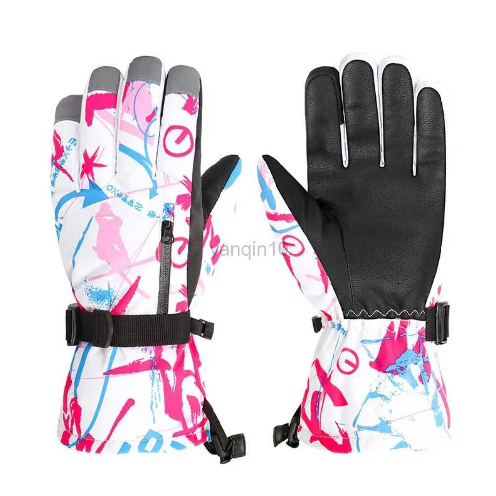 Ski Gloves Men Women Ski Gloves Ultralight Waterproof Winter Warm Gloves Snowboard Gloves Motorcycle Riding Snow waterproof HKD230727