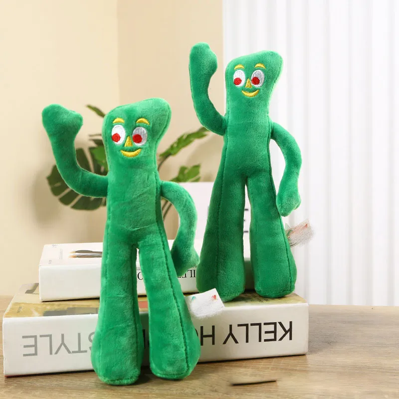 Multipet Gumby Plush Filled Dog Toy, Green, 9 inch Pack of 1