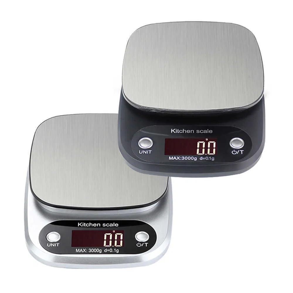 Hushållsskalor 3 kg 0,1 g mini Precision Scales Digitala köksskala smycken som väger balans x0726