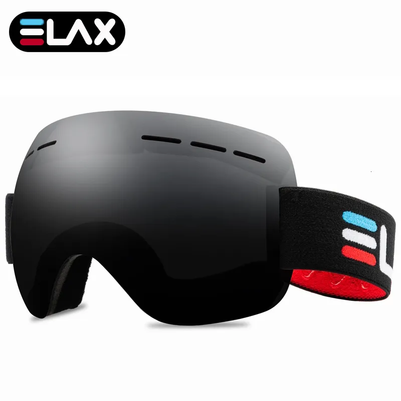 Kayak Goggles elax marka açık hava spor kayak gözlük kayak maskesi kayak gözlükleri kar snowboard googles erkekler kadın snowmobile gözlük 230726