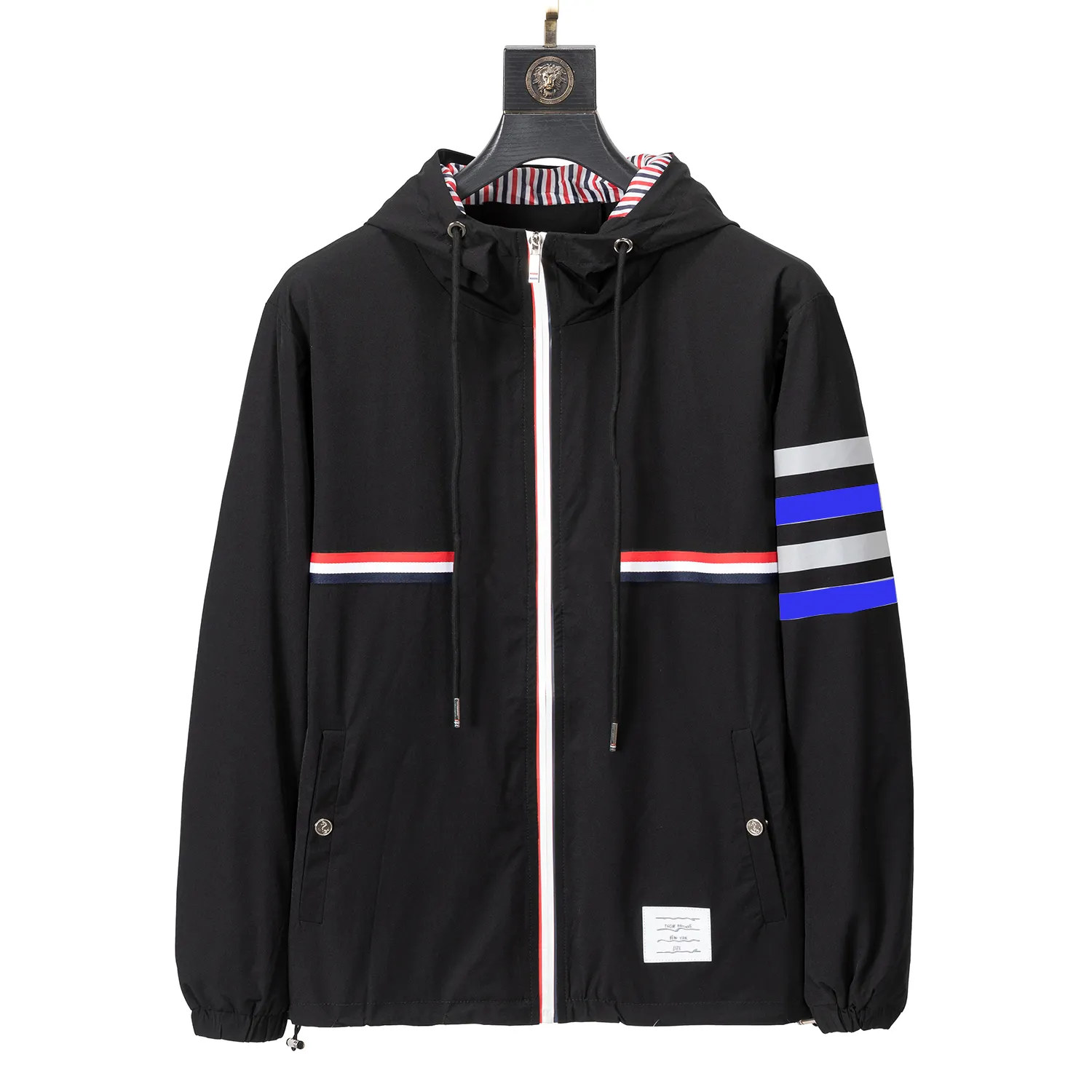 Jaqueta de inverno de designer jaqueta de chuva masculina com zíper para homem moda streetwear esportes manga longa grafite impressão letras jaquetas tamanho asiático M-3XL