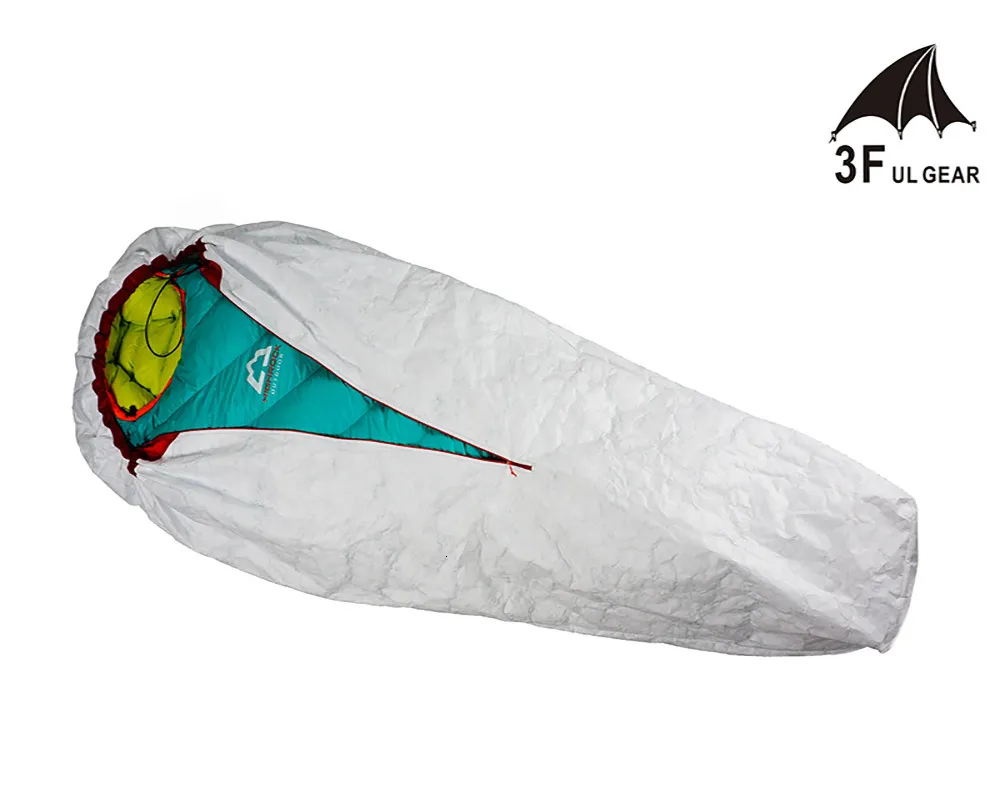 Sovsäckar 3f ul växeluppgradering Tyvek väska täcker ventilat fuktsäker uppvärmning varje smutsig inre foder bivy 230726